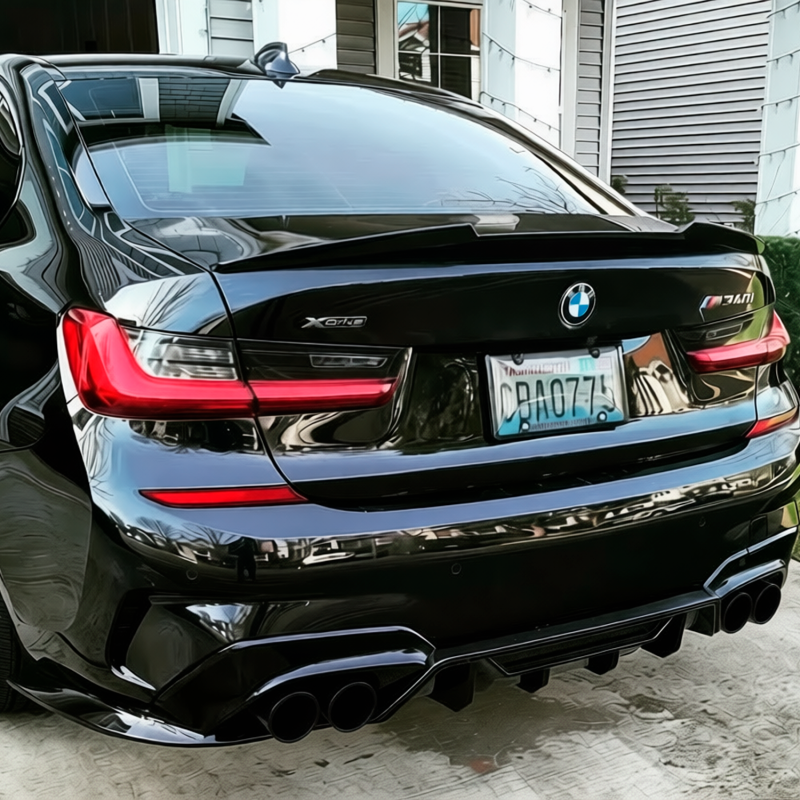 Задний диффузор в стиле CMST (2+2) для BMW G20/G21