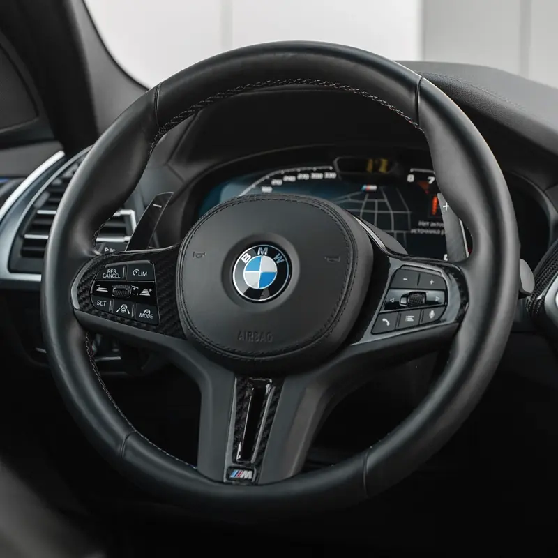 Карбоновая накладка руля для BMW G-серии (ID7)