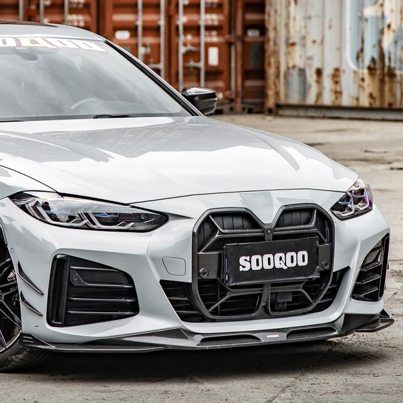 Передняя губа сухой карбон SOOQOO для BMW G26