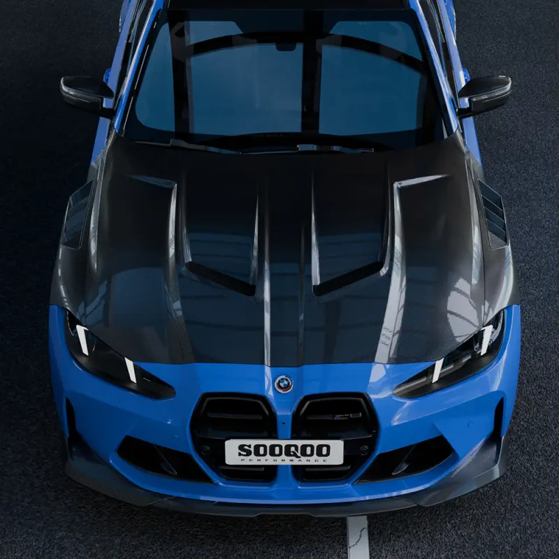 Карбоновый капот SOOQOO для BMW M3 G80 G81 M4 G82