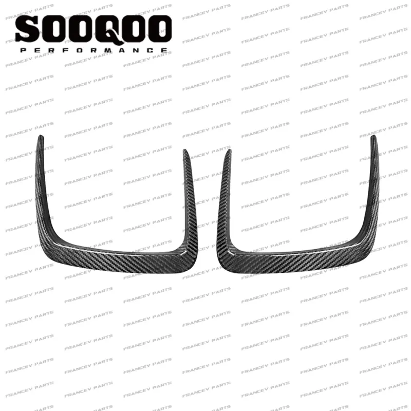 Накладки на капот SOOQOO для BMW M3 G80 M4 G82 сухой карбон