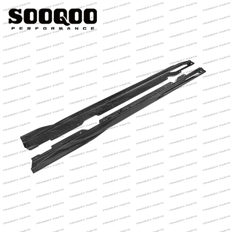 Боковые юбки сухой карбон SOOQOO BMW G26