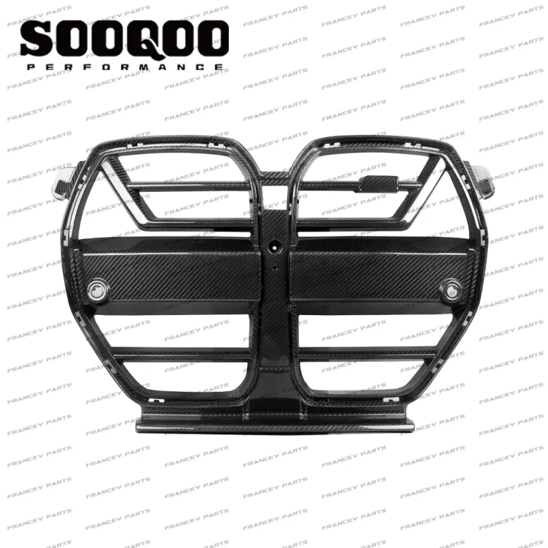 Решетка радиатора V1 SOOQOO M3 G80 M4 G82 Сухой карбон