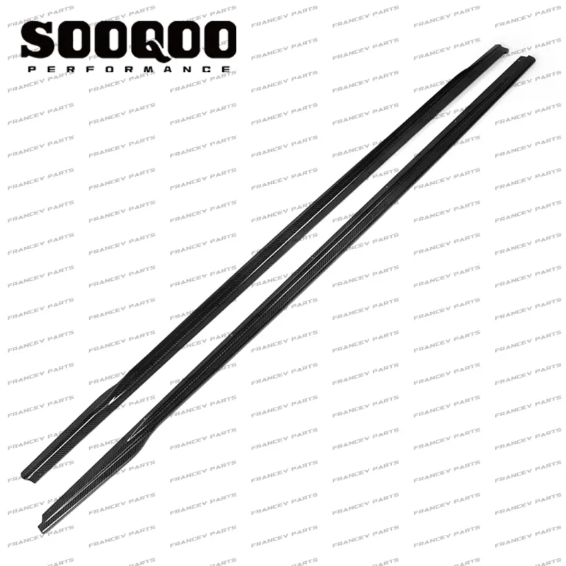 Боковые юбки сухой карбон SOOQOO для BMW G42