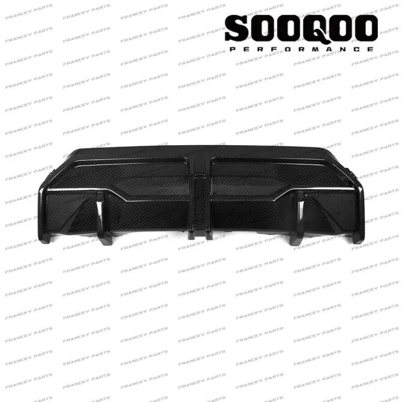Задний диффузор SOOQOO для BMW G42 (Сухой карбон)