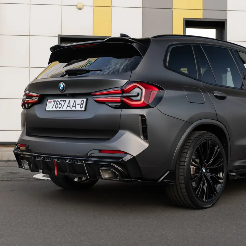 Задний диффузор со стоп-сигналом VTEN для BMW X3 G01 LCI