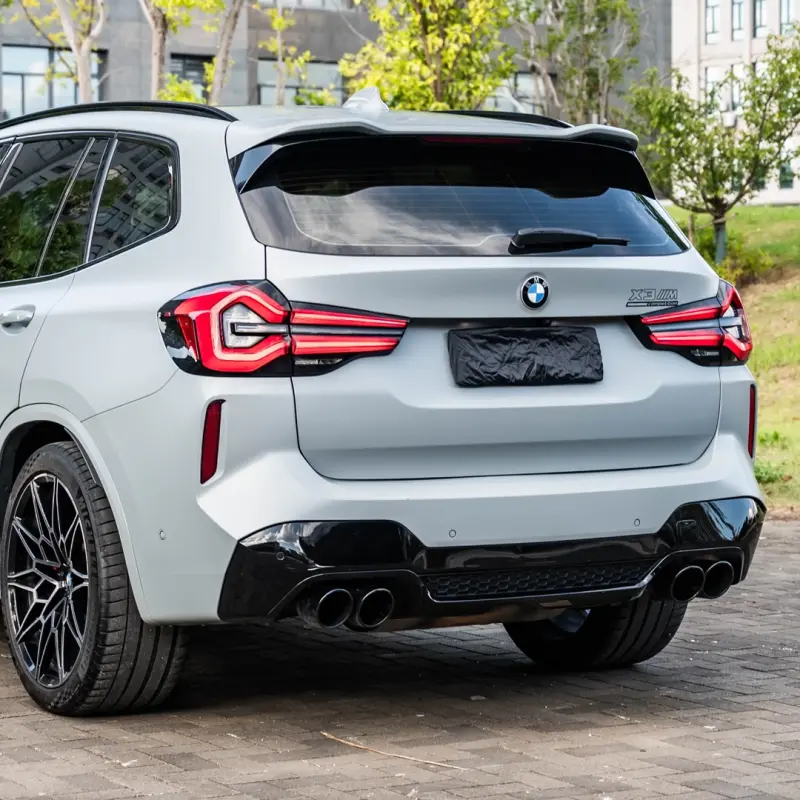 Задний диффузор с насадками в стиле X3M для BMW X3 G01 LCI